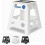 15 Inch Foldable Step Stool Strong Plastic 150kg 1