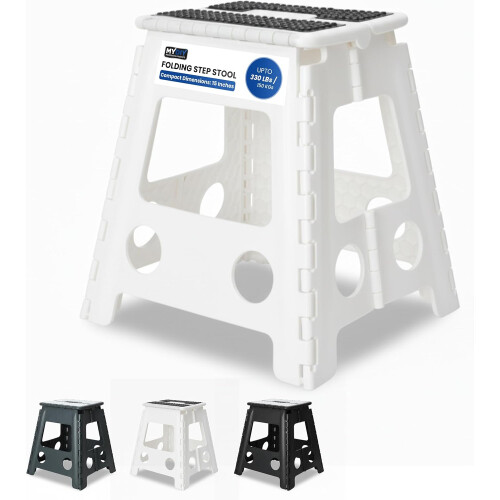 15 Inch Foldable Step Stool Strong Plastic 150kg