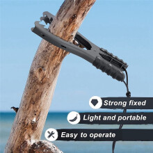 Kayak Anchor Grip,Canoe Anchor Grip,Brush Anchor Gripper Clamp for Tighter Bite and Easy Operation Rubber Non-Slip GripA