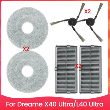 Für  X40 Ultra/L40 Ultra Roboter-Staubsauger, Seitenbürste, Hepa-Filter, Wischtuch, Zubehör