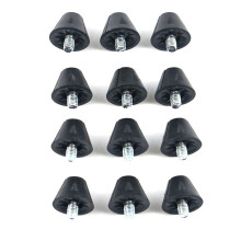 12Pcs Football Shoe Replacement Spikes 13mm Professional Football Shoe Studs for 5MM Threaded Football Soccer Shoes