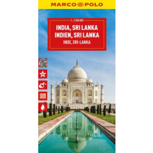 India Sri Lanka Nepal Bangladesh Marco Polo Map by Marco Polo Other Bo