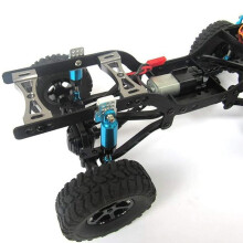 1 Set Staffa di Montaggio Fissa per Magazzino Servo Sterzo nel Metallo per Auto nel Metallo per Wpl B14 B24 C14 C24 B16 B36 Mn D90 D91, Nero
