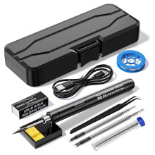 -Kabelloses Lötkolben-Set, Kabelloser Elektrischer USB-Lötkolben-Stift, 3 Temperatureinstellungen
