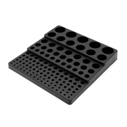 Multifunctional Drill Holder 131 Hole Tool Holder Box Drill Bit Storage Box Black 1