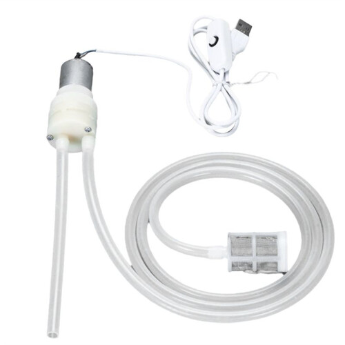 DIY Large Flow Electric Wine Pump USB Interface Pump  Dosing Pump Electric Water Pump Suction Device 2M
