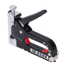 Impugnatura Stapler per Reti Dure 4-in-1, Regolabile, Metallo e Gomma