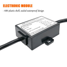 US to EU Trailer Light Converter for US Cars 4-Pin Flat Plug Socket to European Trailer 13-Pin Round Plug