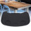 Abnehmbares Rollstuhl-Tablett Schwarz 42.93oz 4