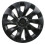 Tampa da Roda Modelo 3 18 Polegadas, AcessóRios de SubstituiçãO da Capa Completa da Tampa Do Cubo para  Model 3 - Preto Fosco (Esquerda) 1
