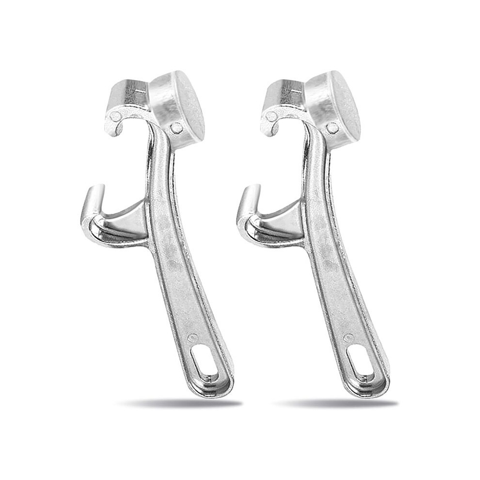 2Pcs Aluminum Alloy Bucket Opener, 5 Gallon Pail Opener Manual, Metal Can Opener Bucket Lid Wrench Lid Remover Tool 4713241825115