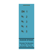 ClubKing Ltd Raffle Pads, 5 to View, Blue