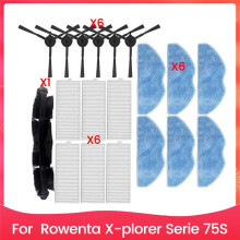 Kit Filtro e Spazzola da 19 Pezzi per Accessori di Ricambio per Aspirapolvere per Rowenta X Plorer Serie 75S