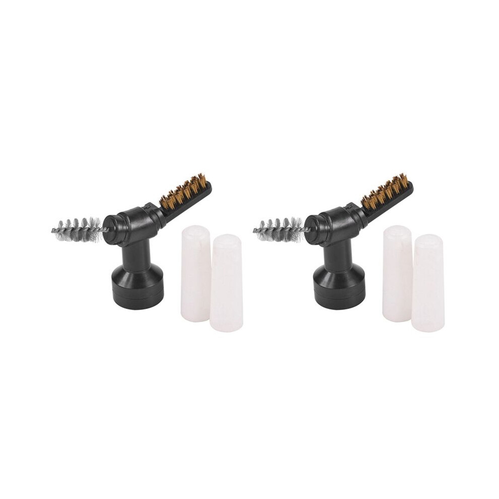 2 Set Car Battery Terminal Cleaning Brush Set Battery Post Cleaner Tool with Steel Wire Bristles