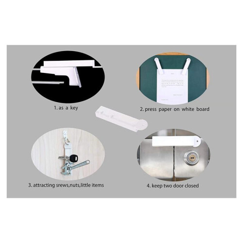 Magnetic Keys Anti-Theft Display Security Peg&Slat Wall Hook Lock Key 2