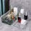 Food Organizer Storage Rack Desktop Storage Box Cosmetic Finishing Box Stackable Storage Rack Transparent 6