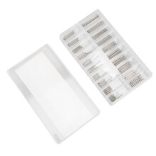 300 pièces de barres à ressort argentées pour montres 8-27 mm 1,0 mm