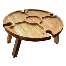 Portable Tables and Chairs Snack Tables Wooden Folding Picnic Tables Snack Trays Kitchen Storage Containers