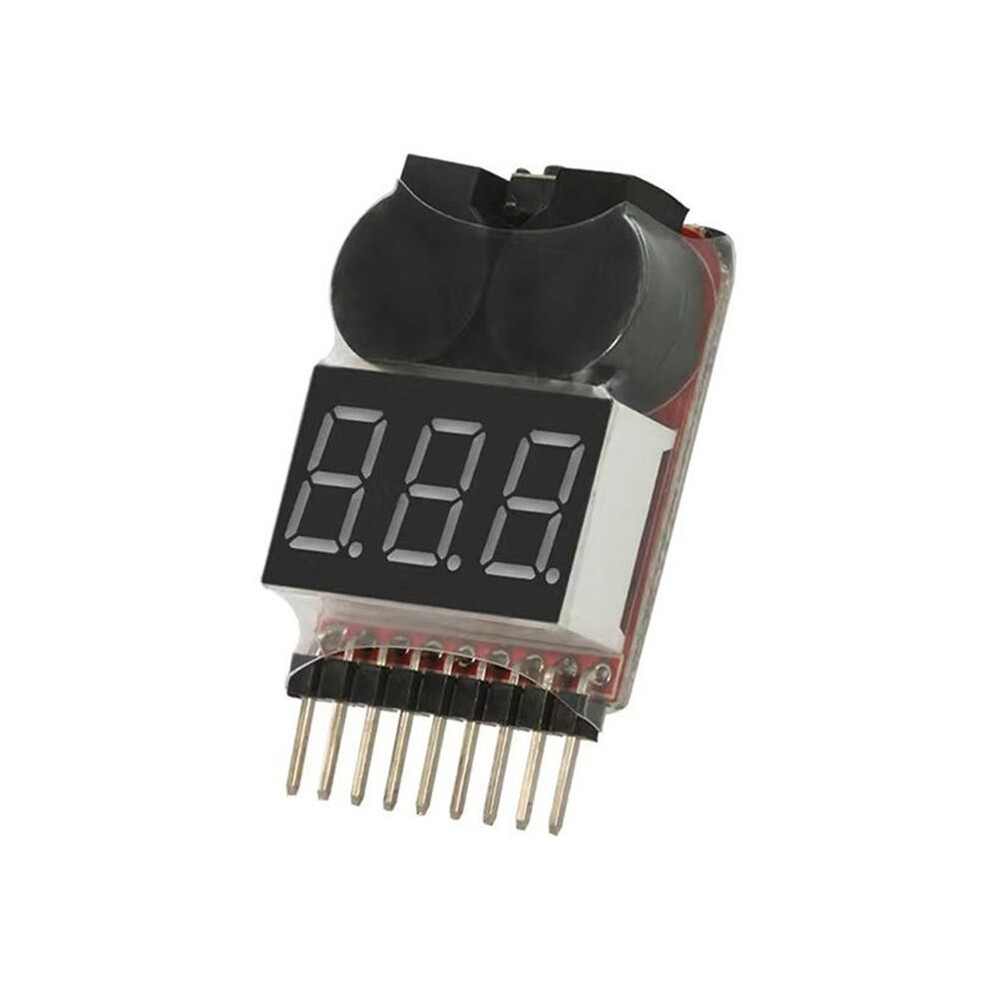 BBX1-8S 1-8S 2IN1 Lipo Battery Voltage Tester/Low Voltage Buzzer Alarm/Battery Voltage Checker Dual Speaker,Without Case-image-OPC-PRMHJQB-NEW