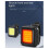 Mountain Bike Headlight Night Riding Front Light USB Rechargeable Ultra Bright Flashlight Tail Warning  Red Light 8