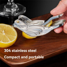 Elegant Stainless Steel Lemon Juicer, Portable Bird-Shaped Manual Juicer, Suitable for Citrus and Pomegranate