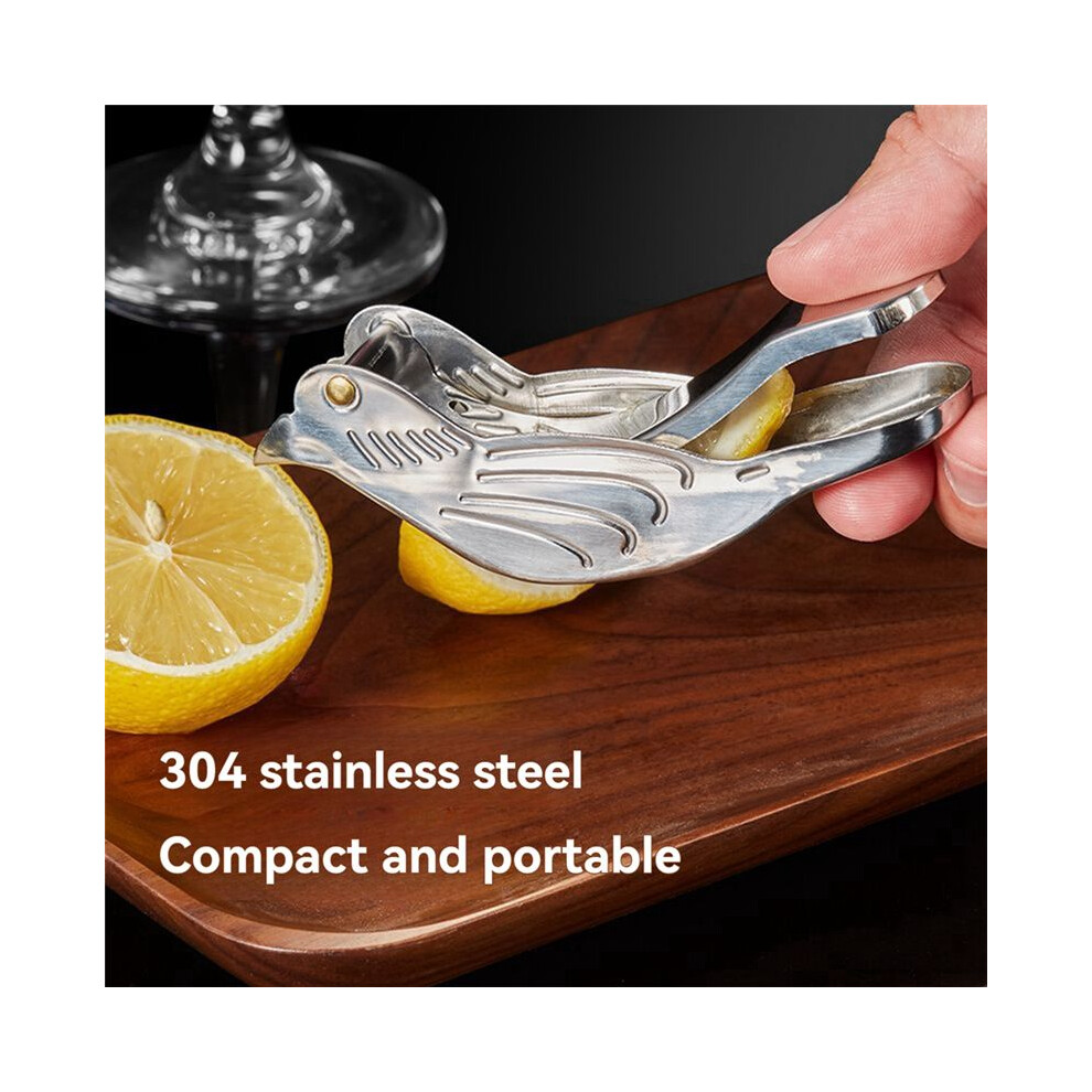 Elegant Stainless Steel Lemon Juicer, Portable Bird-Shaped Manual Juicer, Suitable For Citrus And Pomegranate 4711816152109