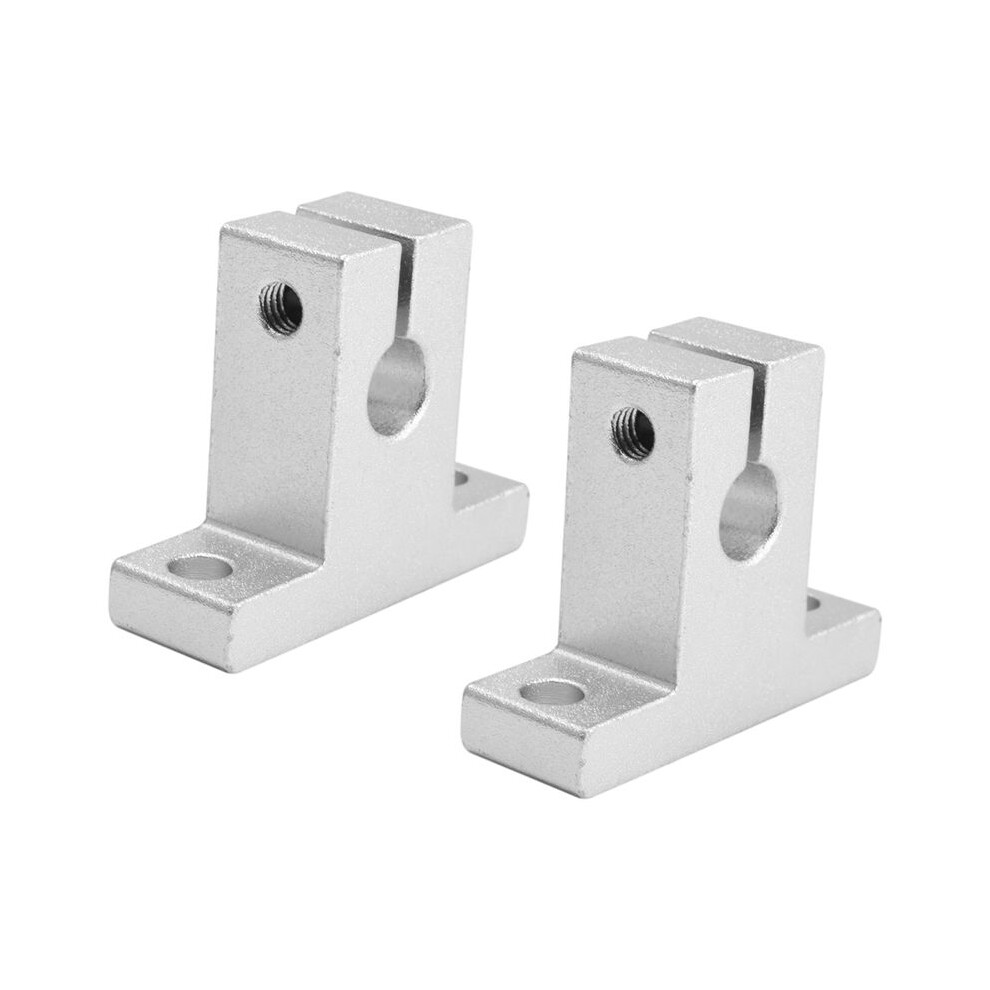 2 Pcs Linear Motion Rail Clamping Rod Rail Guide Support Shaft Bracket Coupling Mount Sk8 8Mm 4713286556548