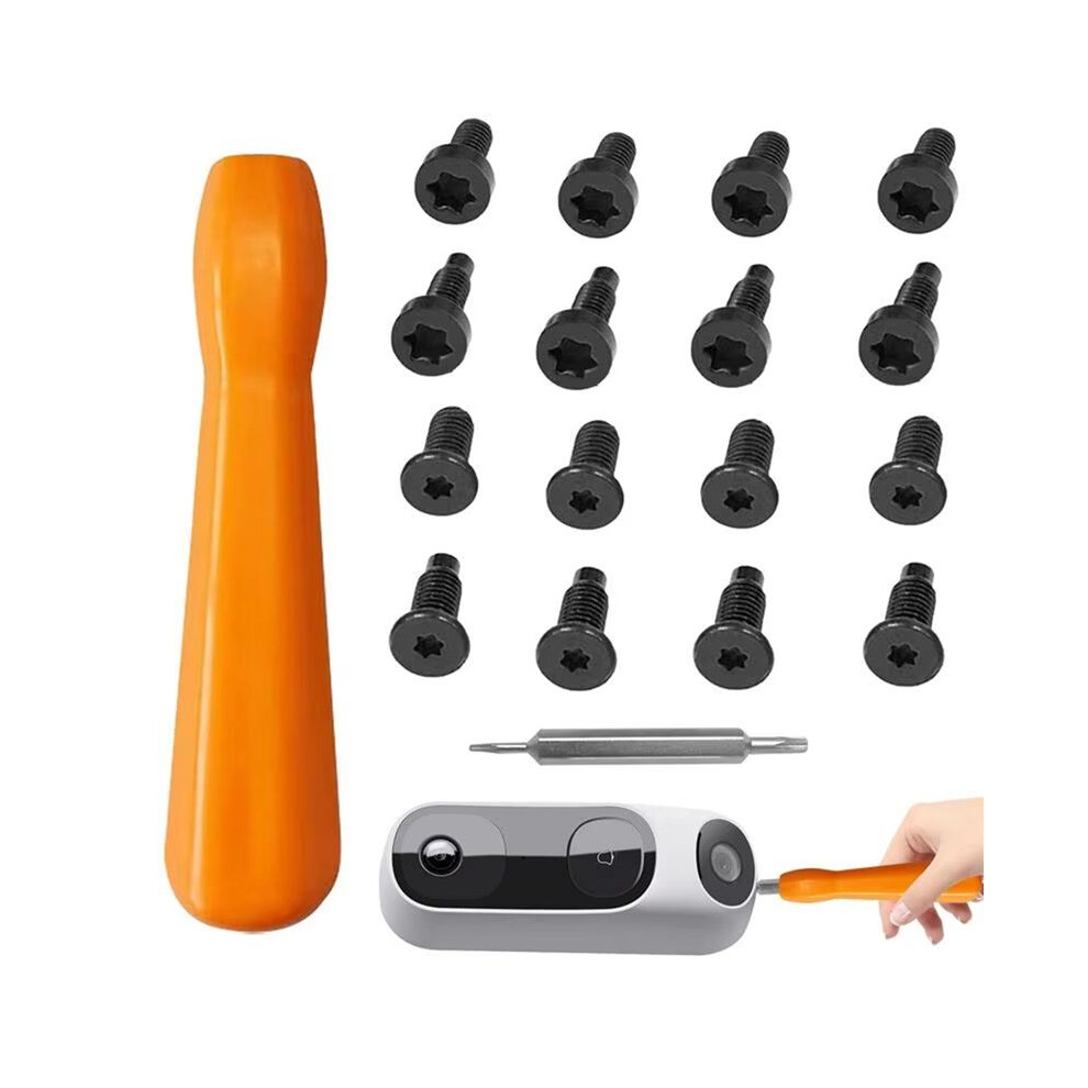 Doorbell Screws Disassembly Screwdriver Ring Replacement Security Screws Compatible With Video Anti-Theft Doorbell 4712273296092
