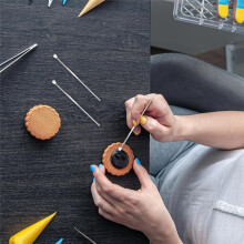 100-Teiliges Wachsschnitzwerkzeug, Wachsstäbchen, Wachskonzentrat, Skulpturwerkzeug-Set, Modellierlöffel, Ohrenschmalz-Entfernungswerkzeug-Set