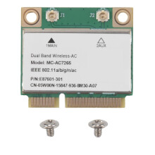 1200Mbps 4.2 PCI-e Wifi Placa MC-AC7265 Placa de Rede Sem Fio 7265 802.11ac 2.4G 5Ghz para Laptop 7260HMW
