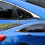 For   2016-2021 Sedan Rear Side Vent Quarter Window Louver Cover Triangular Window Trim Accessories 8