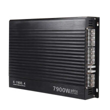 12V 7900W Autoversterker 4-Kanaals Krachtige Autoradio Subwoofer Aluminium Voertuigvermogen Stereoversterker Autogeluidsversterker