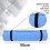 Kandy Toys Soft Roll Non Slip Exercise Mat with Carry Straps 8