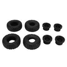 4 Stuks RC Autobanden Band Wiel Upgrades Accessoires voor MN D90 D91 D96 D99 MN90 MN99S 1/12 RC Auto Onderdelen
