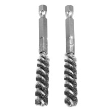 Clubs  Hosel Brush  Club Brush Wire Brush Cleaning Tool Electric Drill Wire Brush for Iron and Wood,2Pcs