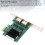 Enterprise Grade PCIe Network Card Dual 1