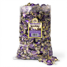2.5kg Walkers Chocolate Eclair Toffees Bulk Bag, Individually Wrapped Sweets