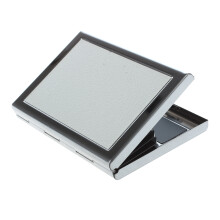 AçO InoxidáVel à Prova D'áGua, Carteira, CartãO de CréDito, CartãO de CréDito, Estojo, Caixa, Bolsa, Cor:Branco