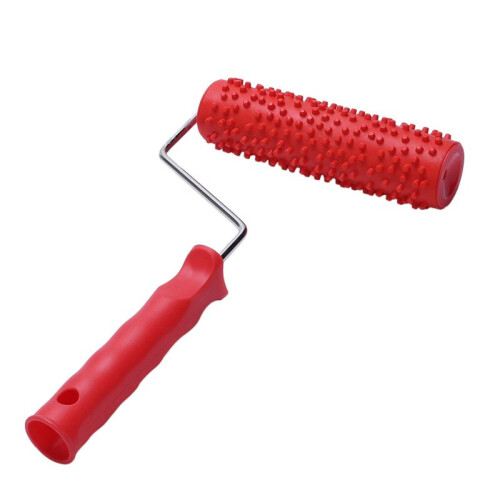 Rolo de Pintura de Gota de Chuva de 7 Polegadas com AlçA de PláStico para DecoraçãO de Parede