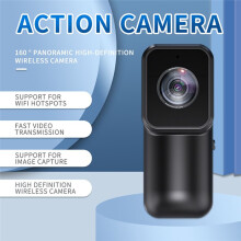 1080P HD Wifi Sports Camera 160 Wide Angle Outdoor Recorder Wireless Real Viewing Back Clip Action Camcorders