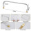 12 Inch Purse Frame Rectangle Lock Frame Kiss Lock Clasp Bag Frame Hardware Replacements Purse Closure 4PCS 7