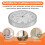 Decorative Round Outdoor Clock with Thermometer and Hygrometer Large Wall Clock Elegant Retro Silent Clock 8