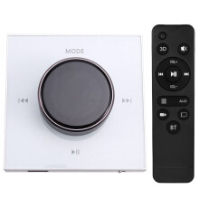 86 Hi-Fi Professional  Wall-Mounted Stereo Background Music Controller   In-Wall Amplifier White