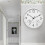 Decorative Round Outdoor Clock with Thermometer and Hygrometer Large Wall Clock Elegant Retro Silent Clock 5