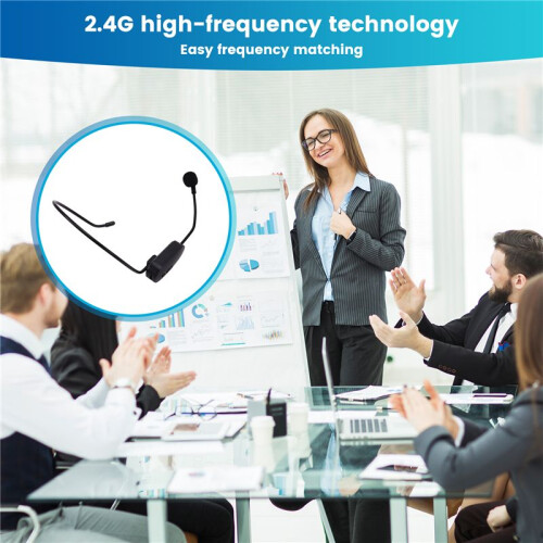 Handheld 2.4G Wireless Microphone -Mounted Microphone Volume Amplifier Teaching Loudspeaker for Voice Teaching 1