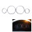 Speedometer Gauge Dial Ring Instrument Panel Ring for  E36 3 Series 1994-1999 with VDO Speedometer Only 2