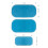 30Pcs Hip Trainer Gel Pads ABS Gel Pad Replacement for EMS Buttock Trainer ABS Replacement Gel Sheet 5