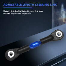 3Pcs Metal Steering Tie Rod Link Rod for TT02 TT02T 1/10 RC Car Parts Accessories,