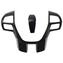 for  Ranger Everest Endeavor 2015+ Carbon Fiber Steering Wheel & Gear Shift Cover Trim Frame Decorator Accessories