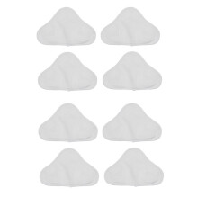 8 Pcs of Replacement Steam Mop Microfiber Cloth Pad for X5 Mop Triple-Cornered Mop